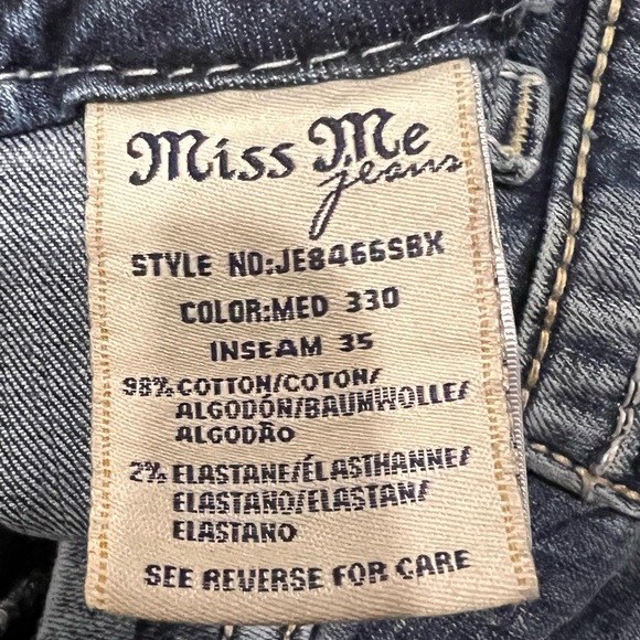 Miss Me Slim Boot Jeans - Picture 6 of 6